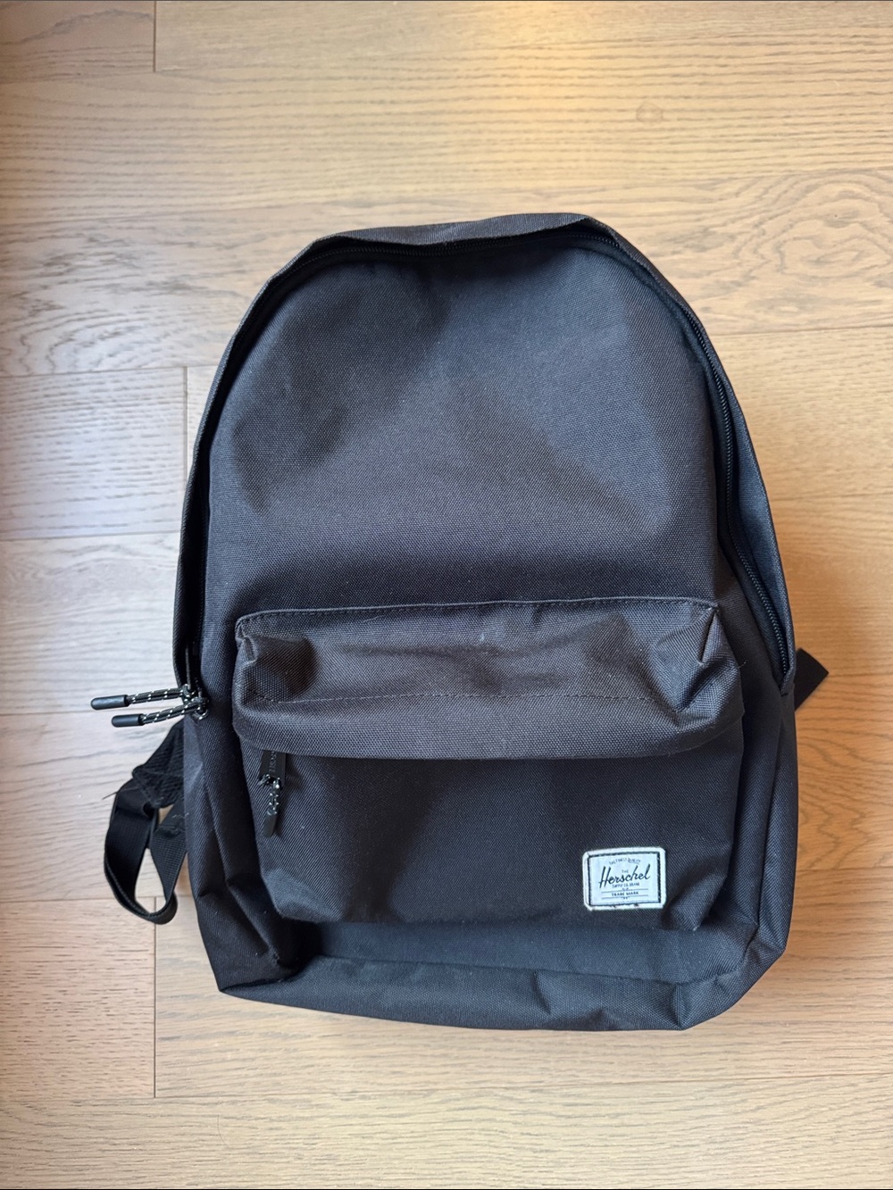 Pre loved Herschel black backpack